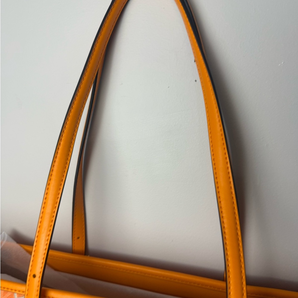 Michael Kors Orange Patterned Tote - image 4